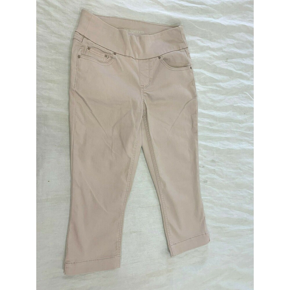 SOUND STYLE WOMENS PULL ON CAPRIS PANTS SIZE PS S PETITE